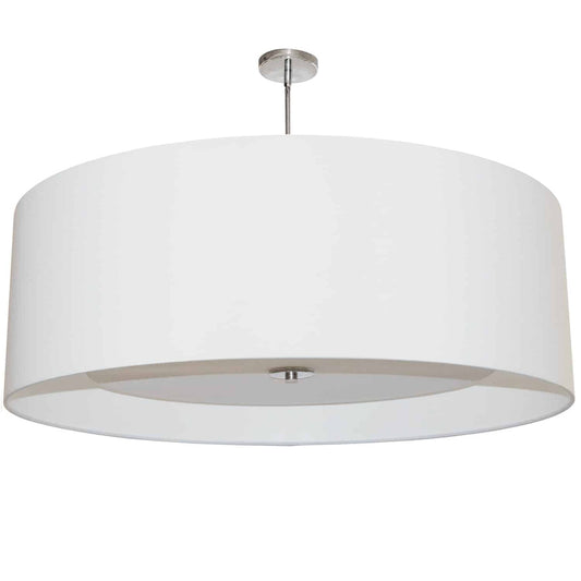 Dainolite 4 Light Helena Pendant Polished Chrome White with White Diffuser  HEL-304P-PC-WH