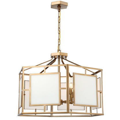 Crystorama Libby Langdon for Crystorama Hillcrest 6 Light Vibrant Gold Chandelier HIL-996-VG