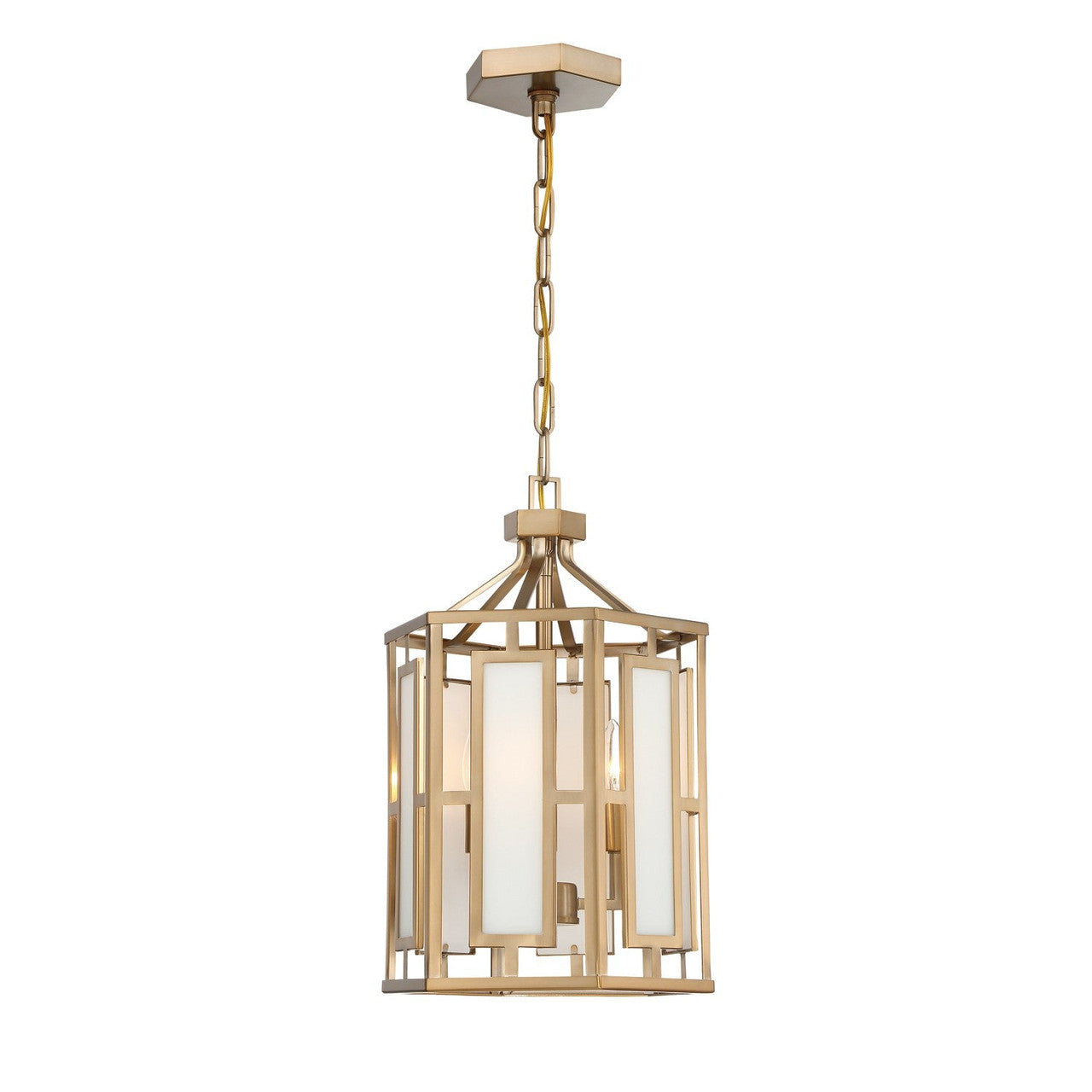 Crystorama Libby Langdon for Crystorama Hillcrest 3 Light Vibrant Gold Chandelier HIL-997-VG