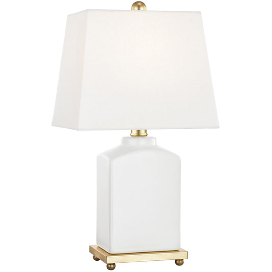 Mitzi 1 Light Table Lamp in Cloud HL268201-CL