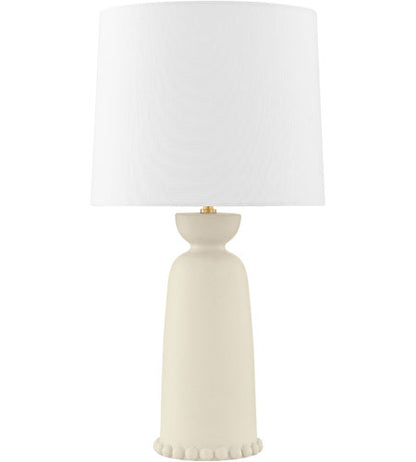 Mitzi 1 Light Table Lamp in Aged Brass/Ceramic Antique Ivory HL663201-AGB/CAI