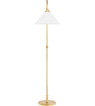 Mitzi 1 Light Floor Lamp in Aged Brass HL682401-AGB