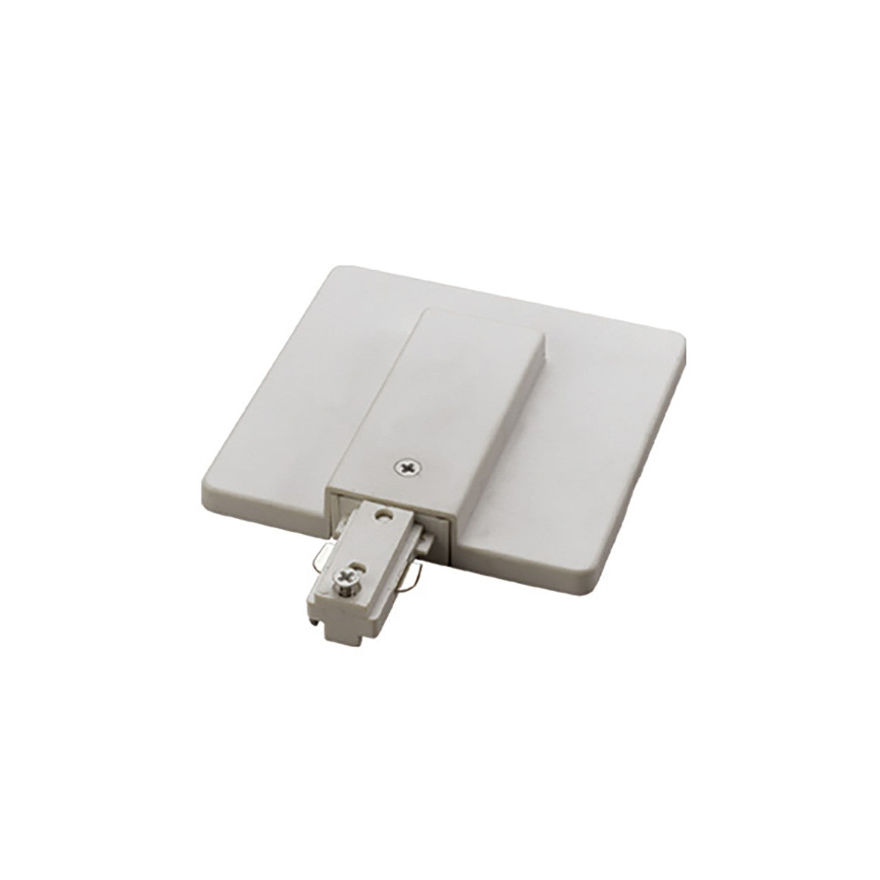 CAL Lighting Live End With Outlet Box Cover White HT-300-WH