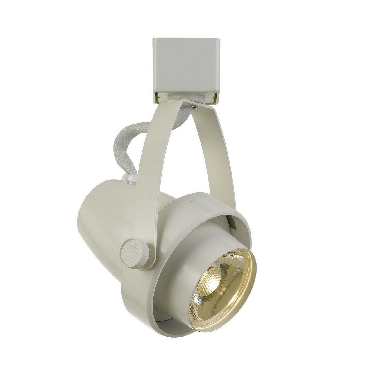 CAL Lighting Dimmable 10W intergrated LED Track Fixture. 700 Lumen, 3300K White HT-619-WH