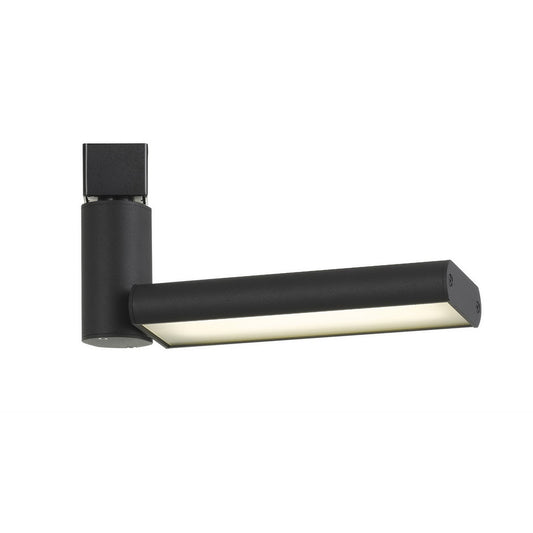 CAL Lighting Dimmable 17W intergrtated LED Track Fixture, 1330 Lumen, 4000K Black HT-634-BK