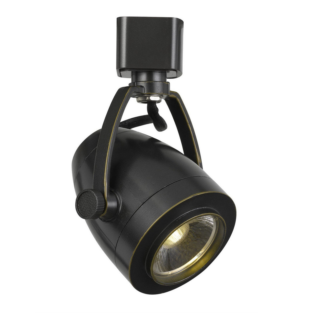 CAL Lighting Dimmable 12W intergrated LED Track Fixure, 960 Lumen, 3000K Dark Bronze HT-701-DB