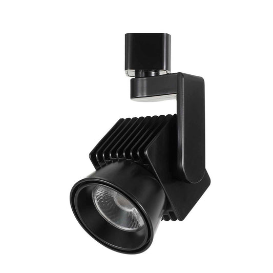 CAL Lighting Dimmable integrated LED12W, 840 Lumen, 80 CRI, 3000K, 3 Wire Track Fixture Black HT-807-BK