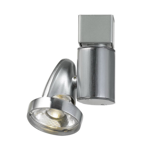 CAL Lighting Dimmable 10W intergrated LED Track Fixture. 700 Lumen, 3300K Brushed Steel HT-808-BS