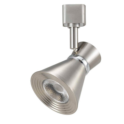 CAL Lighting Dimmable integrated LED12W, 700 Lumen, 90 CRI, 3000K, 3 Wire Track Fixture Brushed Steel HT-811-BS