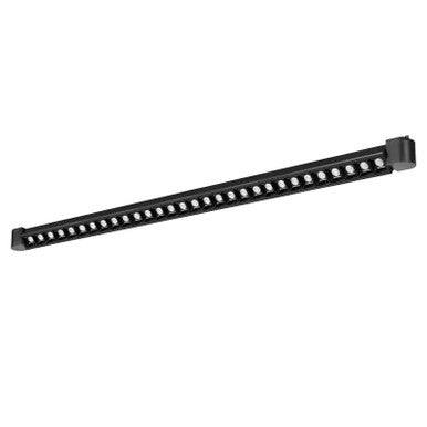 CAL Lighting Dimmable integrated LED 60W, 3024 Lumen, 85 CRI, 3000K, 3 Wire Wall Wash Track Fixture Black HT-812L-BK