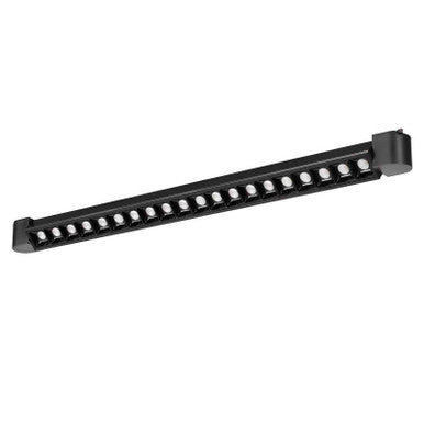 CAL Lighting Dimmable integrated LED 60W, 3024 Lumen, 85 CRI, 3000K, 3 Wire Wall Wash Track Fixture Black HT-812M-BK