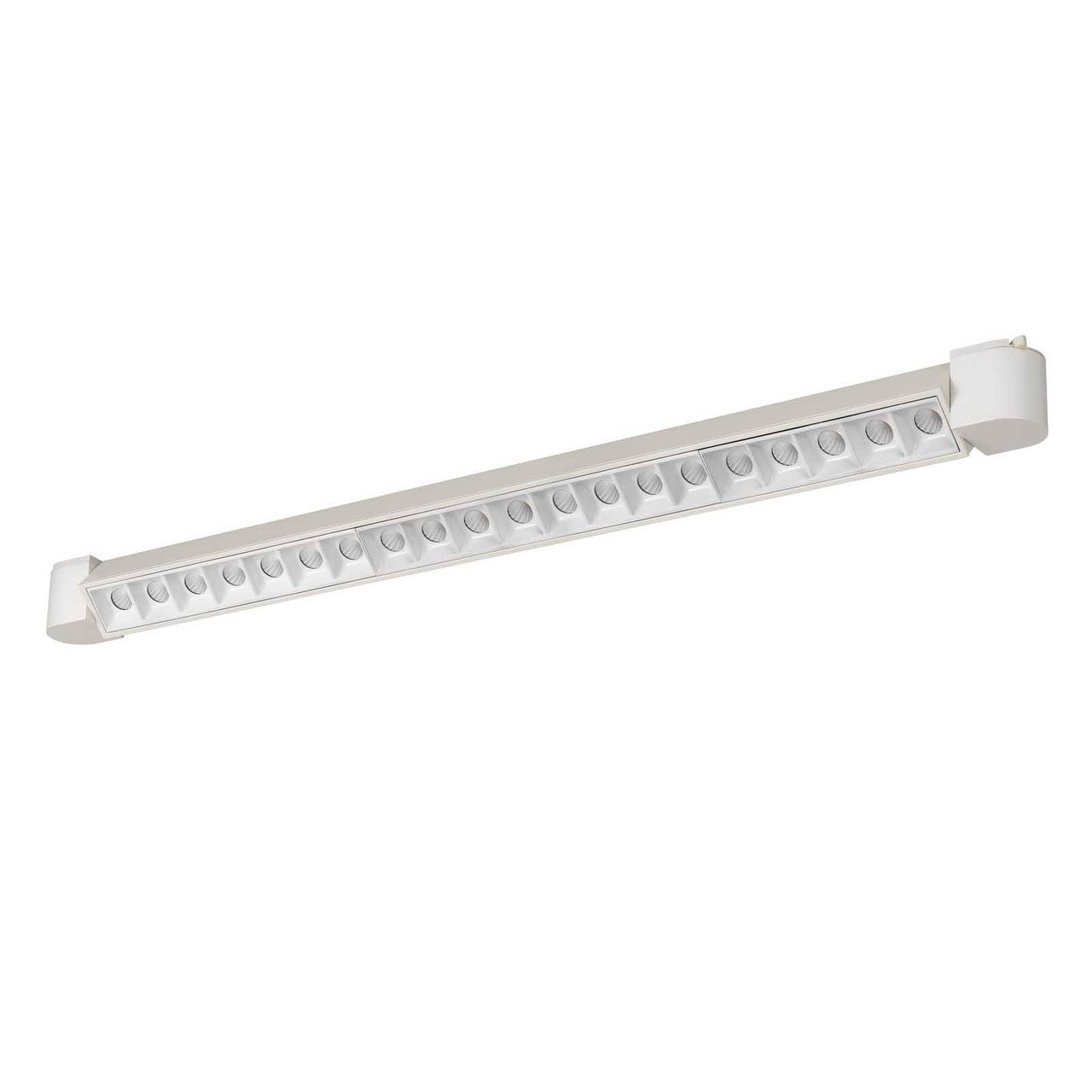 CAL Lighting Dimmable integrated LED 60W, 3024 Lumen, 85 CRI, 3000K, 3 Wire Wall Wash Track Fixture White HT-812M-WH