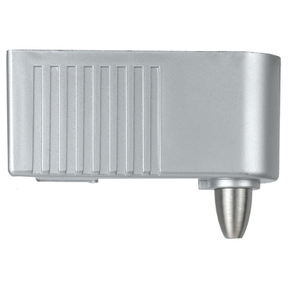 CAL Lighting Low Voltage Pendant Ht Track Adopter, 12V, 50W Max. Brushed Steel HT-940-BS