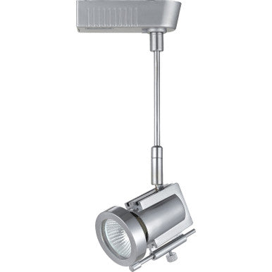 CAL Lighting 12V,50W,MR-16 Track Head,6in Stem Brushed Steel HT-967-BS