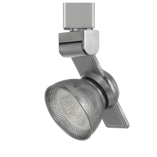 CAL Lighting 12W Dimmable integrated LED Track Fixture, 750 Lumen, 90 CRI Brushed Steel HT-999BS-MESHBS