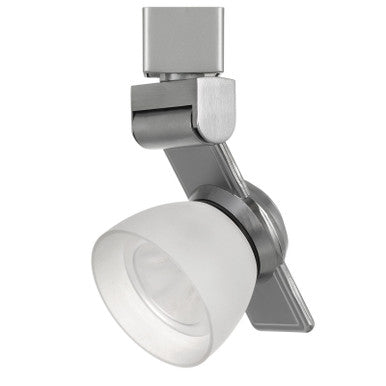 CAL Lighting 12W Dimmable integrated LED Track Fixture, 750 Lumen, 90 CRI Brushed Steel HT-999BS-WHTFRO