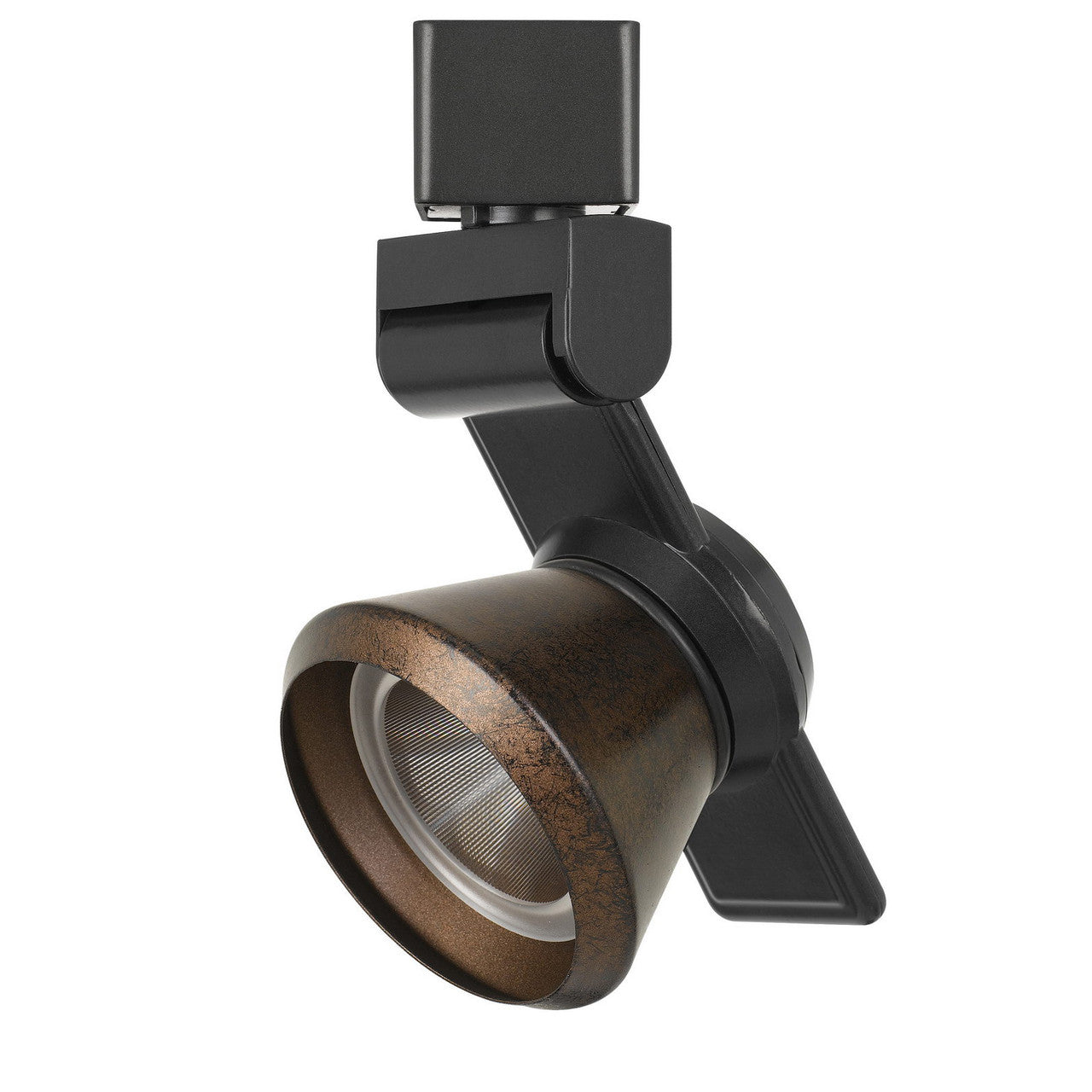 CAL Lighting 12W Dimmable integrated LED Track Fixture, 750 Lumen, 90 CRI Dark Bronze HT-999DB-CONERU