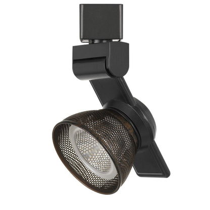 CAL Lighting 12W Dimmable integrated LED Track Fixture, 750 Lumen, 90 CRI Dark Bronze HT-999DB-MESHRU