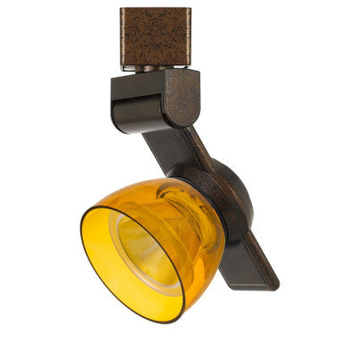 CAL Lighting 12W Dimmable integrated LED Track Fixture, 750 Lumen, 90 CRI Rust HT-999RU-AMBCLR