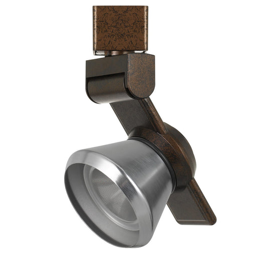 CAL Lighting 12W Dimmable integrated LED Track Fixture, 750 Lumen, 90 CRI Rust HT-999RU-CONEBS