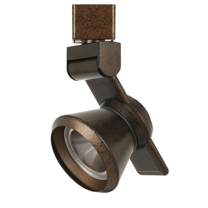 CAL Lighting 12W Dimmable integrated LED Track Fixture, 750 Lumen, 90 CRI Rust HT-999RU-CONERU