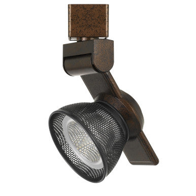 CAL Lighting 12W Dimmable integrated LED Track Fixture, 750 Lumen, 90 CRI Rust HT-999RU-MESHDB