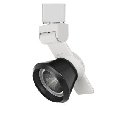 CAL Lighting 12W Dimmable integrated LED Track Fixture, 750 Lumen, 90 CRI White HT-999WH-CONEBK