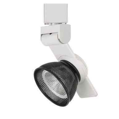 CAL Lighting 12W Dimmable integrated LED Track Fixture, 750 Lumen, 90 CRI White HT-999WH-MESHBK