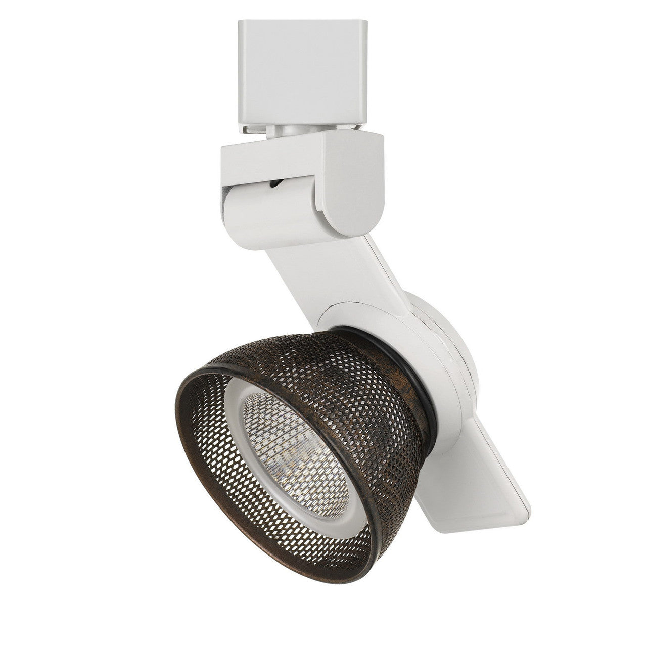 CAL Lighting 12W Dimmable integrated LED Track Fixture, 750 Lumen, 90 CRI White HT-999WH-MESHRU