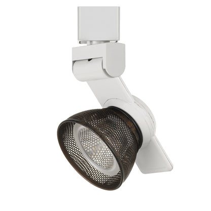 CAL Lighting 12W Dimmable integrated LED Track Fixture, 750 Lumen, 90 CRI White HT-999WH-MESHRU