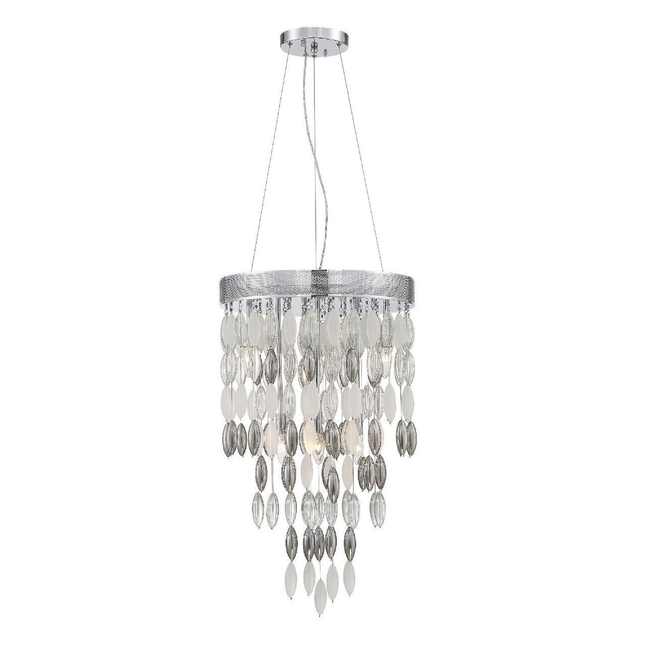 Crystorama Hudson 6 Light Polished Chrome Chandelier HUD-A2216-CH