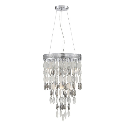 Crystorama Hudson 6 Light Polished Chrome Chandelier HUD-A2216-CH