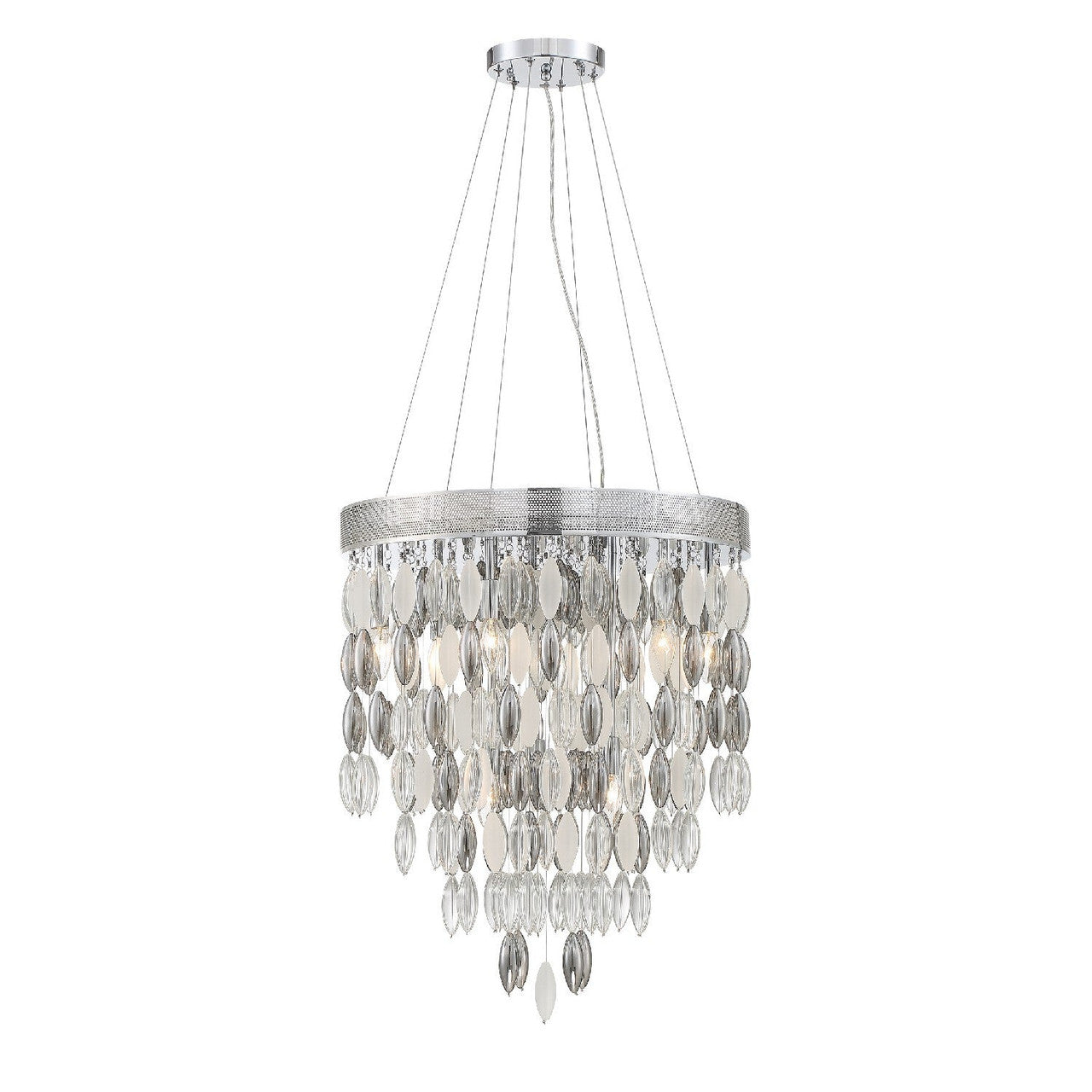 Crystorama Hudson 9 Light Polished Chrome Chandelier HUD-A2219-CH