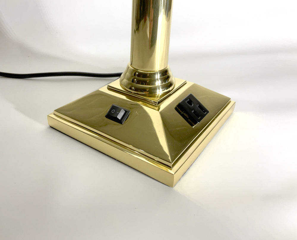 Lite Master Joselyn Table Lamp in Polished Solid Brass T2507PB-SL