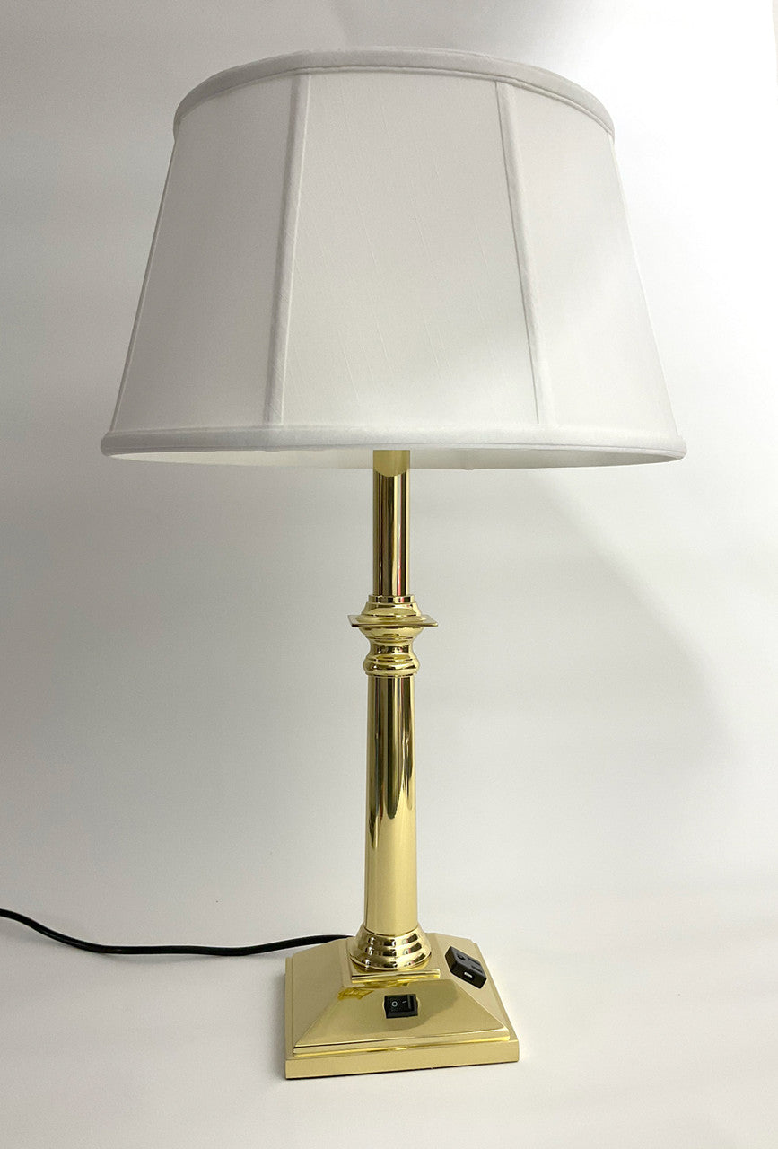 Lite Master Joselyn Table Lamp in Polished Solid Brass T2507PB-SL