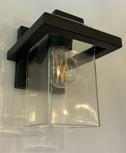 OPEN BOX NEW:  Generation Lighting Sea Gull Lighting Mitte One Light Wall / Bath Sconce Midnight Black 4141501-112