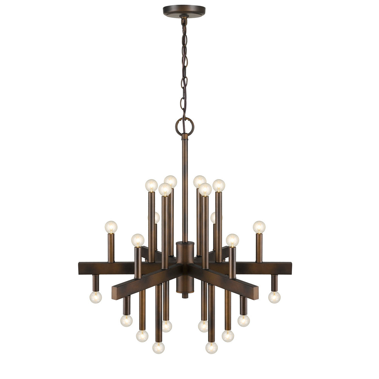 Acclaim Lighting Fallon 24-Light Oil-Rubbed Bronze Chandelier in Oil-Rubbed Bronze IN10065ORB