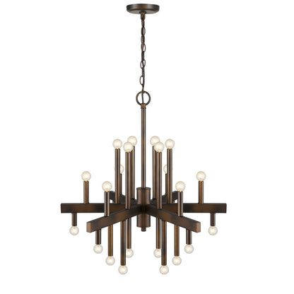 Acclaim Lighting Fallon 24-Light Oil-Rubbed Bronze Chandelier in Oil-Rubbed Bronze IN10065ORB