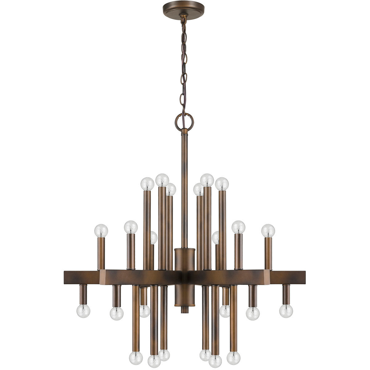 Acclaim Lighting Fallon 24-Light Oil-Rubbed Bronze Chandelier in Oil-Rubbed Bronze IN10065ORB