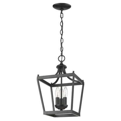 Acclaim Lighting Kennedy 3-Light Matte Black Pendant in Matte Black IN11132BK