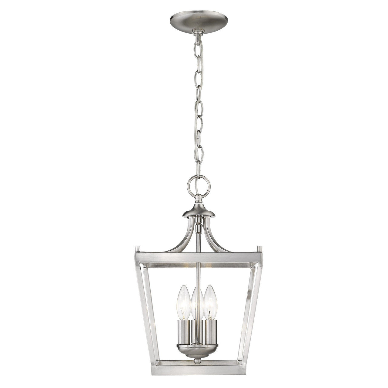 Acclaim Lighting Kennedy 3-Light Satin Nickel Pendant in Satin Nickel IN11132SN