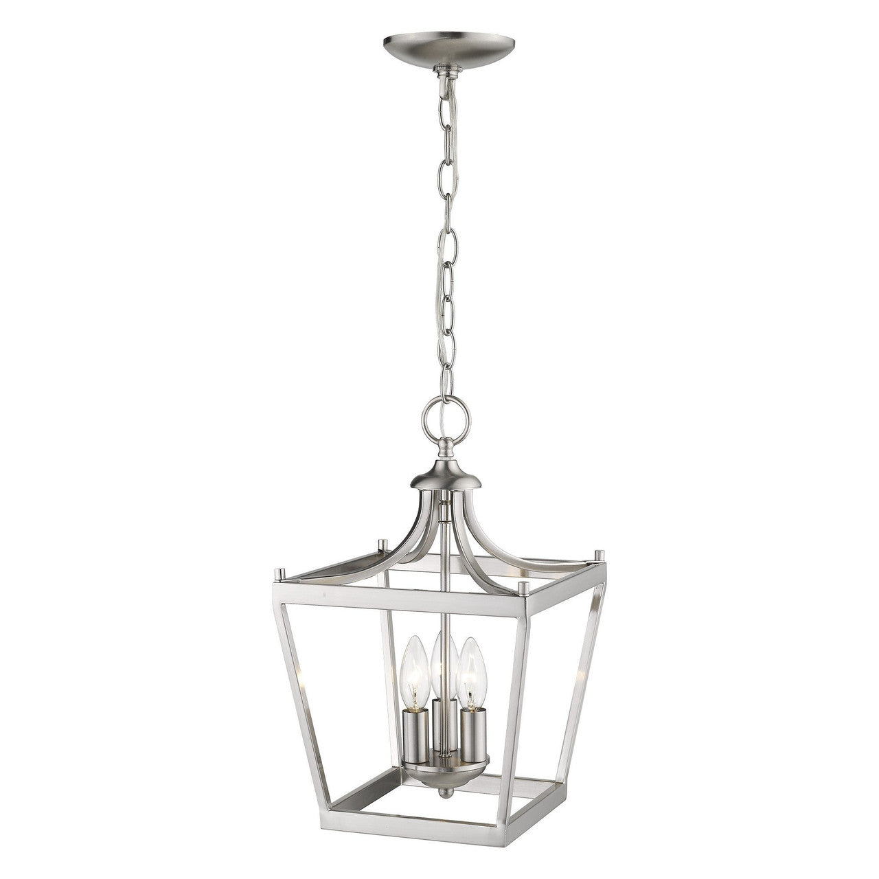 Acclaim Lighting Kennedy 3-Light Satin Nickel Pendant in Satin Nickel IN11132SN