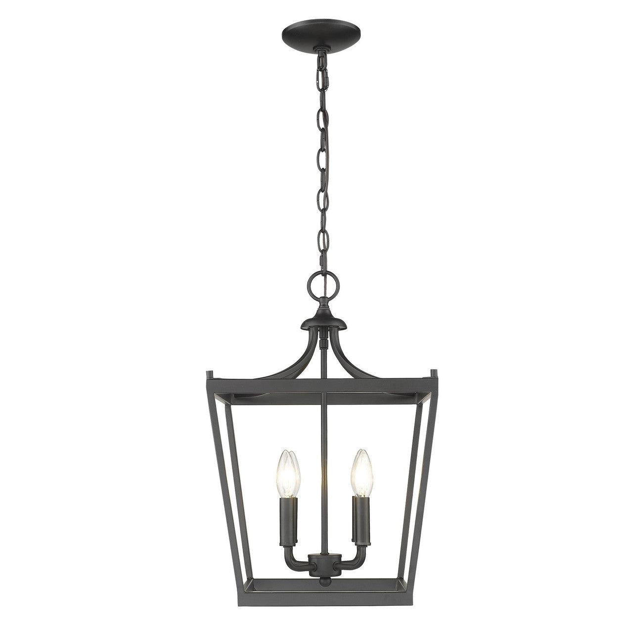 Acclaim Lighting Kennedy 4-Light Matte Black Pendant in Matte Black IN11133BK