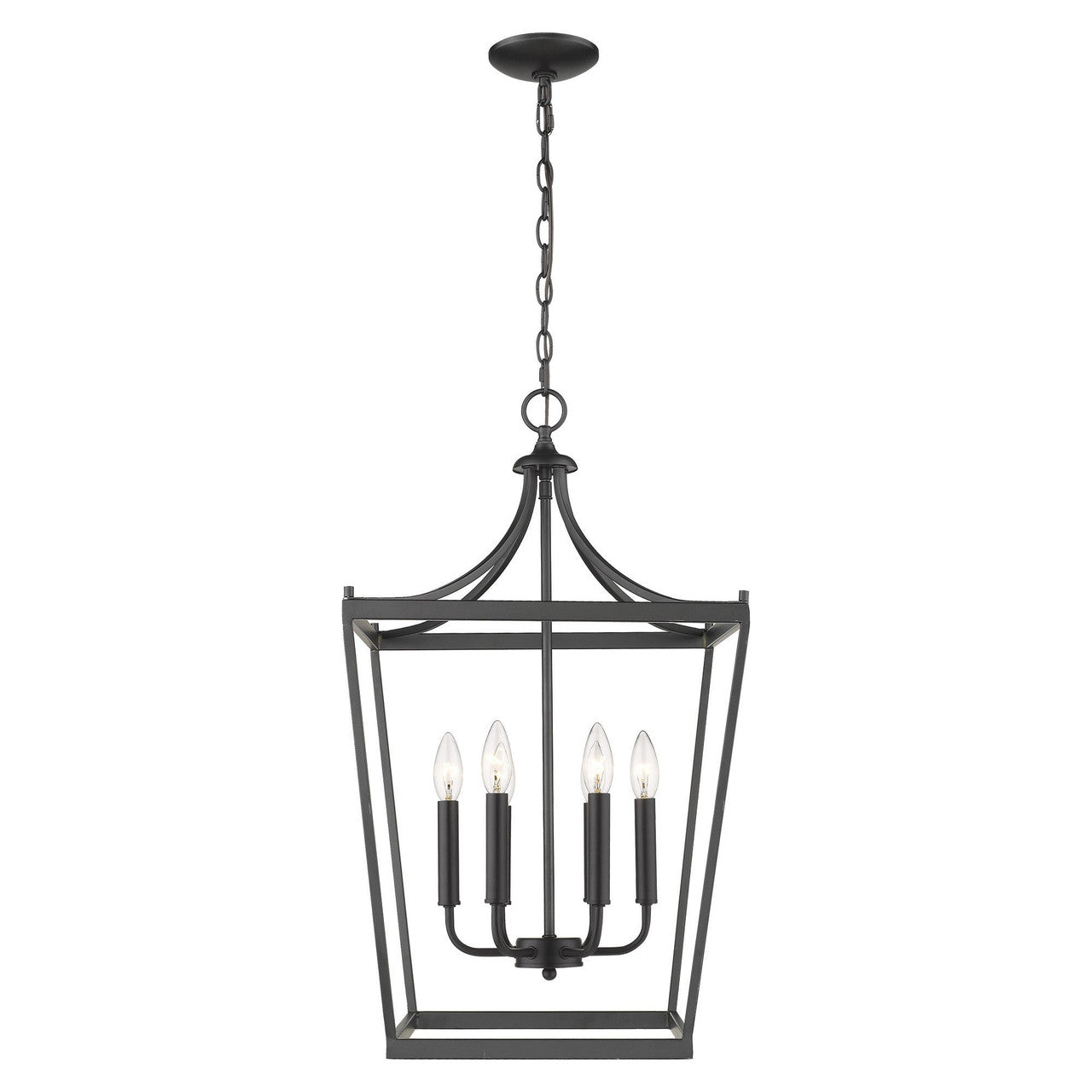 Acclaim Lighting Kennedy 6-Light Matte Black Pendant in Matte Black IN11134BK