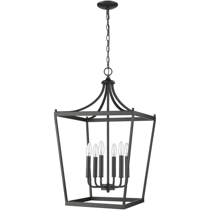 Acclaim Lighting Kennedy 6-Light Matte Black Pendant in Matte Black IN11134BK