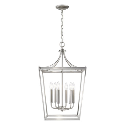 Acclaim Lighting Kennedy 6-Light Satin Nickel Pendant in Satin Nickel IN11134SN