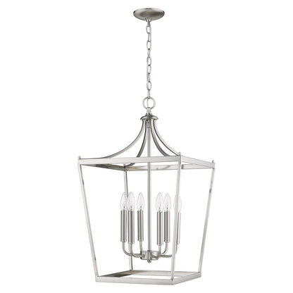 Acclaim Lighting Kennedy 6-Light Satin Nickel Pendant in Satin Nickel IN11134SN