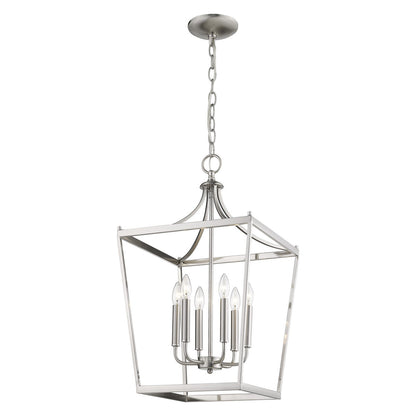 Acclaim Lighting Kennedy 6-Light Satin Nickel Pendant in Satin Nickel IN11134SN