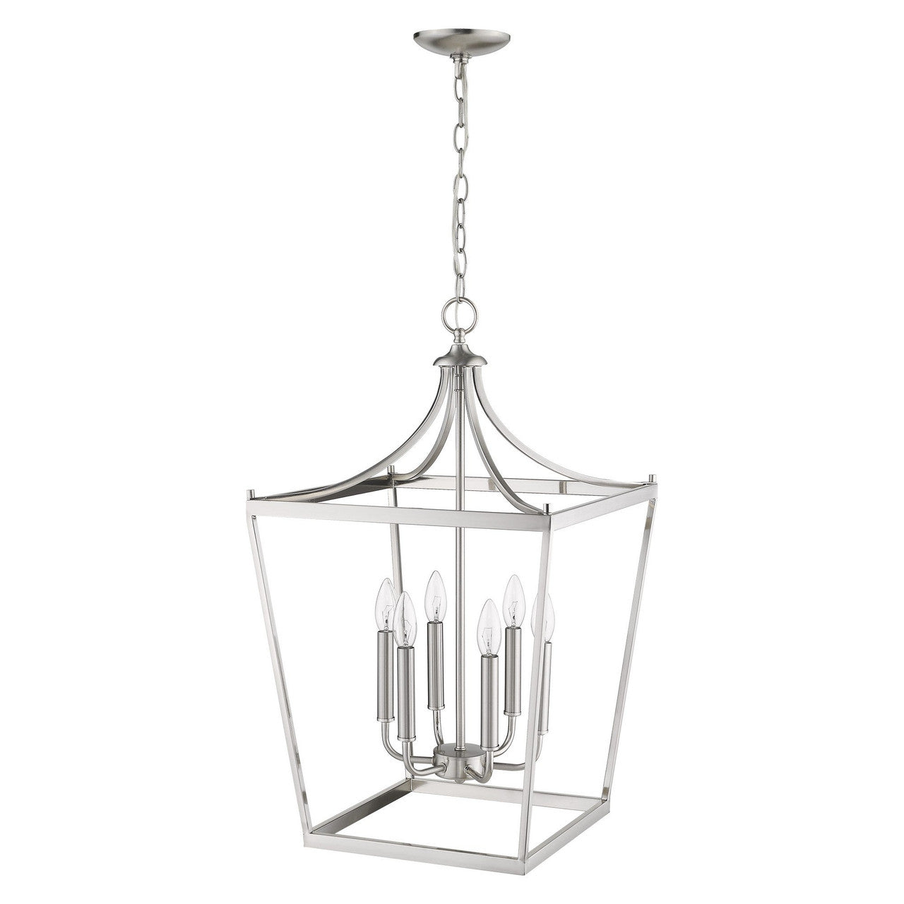 Acclaim Lighting Kennedy 6-Light Satin Nickel Pendant in Satin Nickel IN11134SN