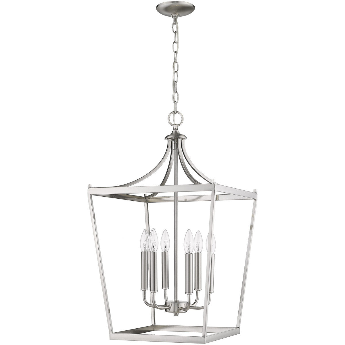 Acclaim Lighting Kennedy 6-Light Satin Nickel Pendant in Satin Nickel IN11134SN